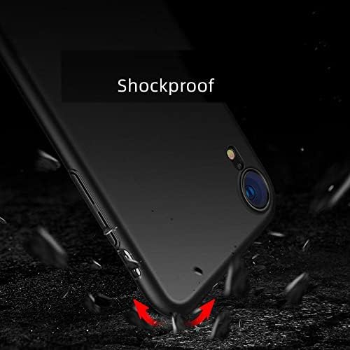 Compatible with iPhone XR Case, Gueche Soft Frosted Ultra-Slim iPhone XR Stylish Protective Cover for iPhone XR [Drop Protection, Non-slip] Coque Funda Basic Phone Case - 6.1 inches Black
