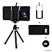Camera and Bluetooth Shutter Remote Kit for Samsung Galaxy S6 / S6 Edge Plus - Includes Wireless Bluetooth Camera Remote, 12x Telephoto, Fisheye, Macro and Wide Angle Lens, Tripod, Holder, Case (2X)