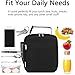GYEUKHAM Lunch Box for Kids Boys Girls Men Women, Insulated Small Soft Cooler Lunch Bag Kit for School Work Picnic Travel - Reusable Portable lunchbox, Black