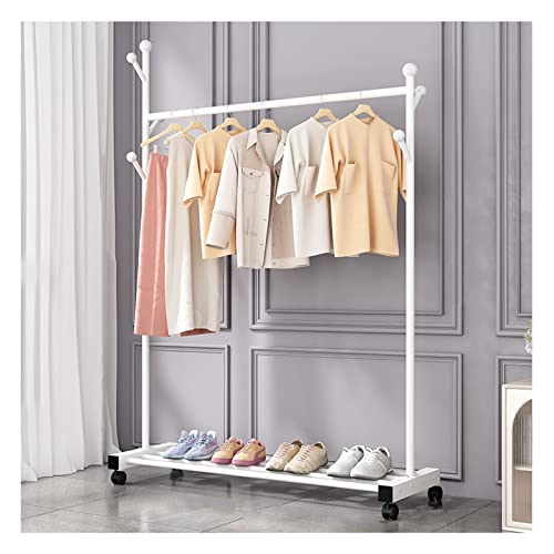 Perchero portátil con ruedas versátil