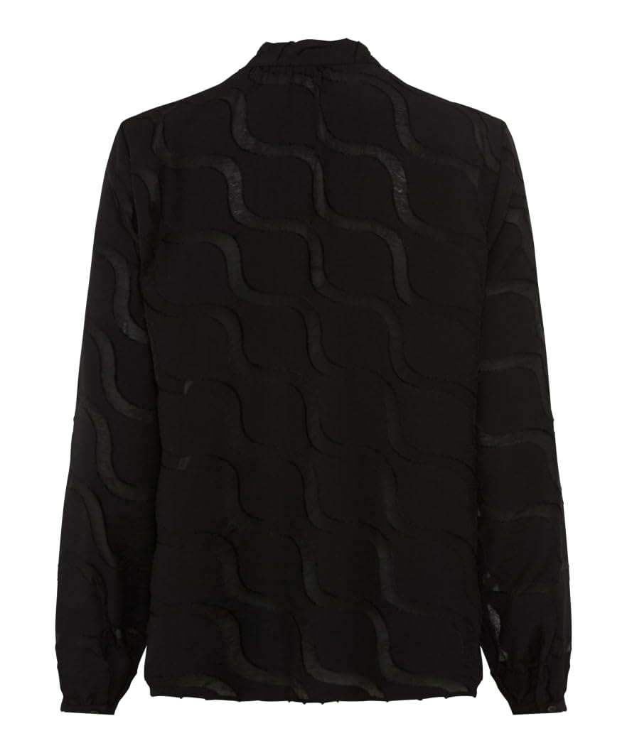 Brax Bluzka damska Style.Vivi Burn Out, 02 Black, 38