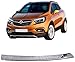 Coche Acero Inoxidable Protector de Parachoques Trasero para Opel Mokka X 2016-UP, Anti-Arañazos Maletero Placa de Umbral Pegatinas