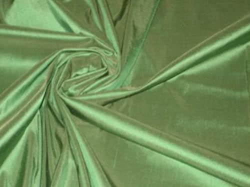 Soie Dupioni vert printemps 137,2 cm insufflez de la poésie à vos créations
