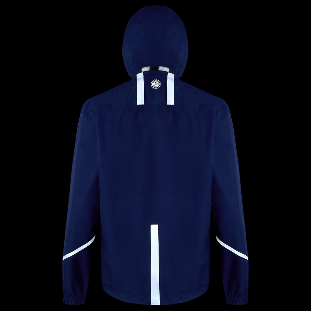 Time To Run Imperméable Veste de Course a Pied Pour Femme Avec Poches - Légère Coupe-Vent Respirant - Idéal Pour L'exercice et Le Jogging - de