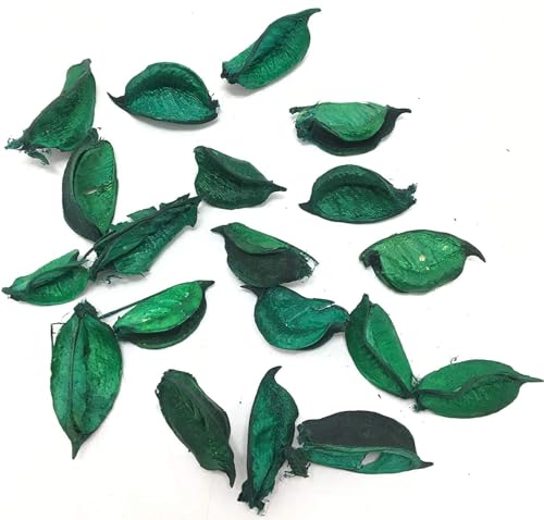 Image of Decorative Vanilla Scented Dried Flowers Home Fragrance Sachet of Petal Potpourri Bags (Green, 130gm)