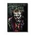 CLEAN SPORTS Joker Mindset Poster &ndash; Its Not Over &ndash; Motivationsbild f&uuml;r Fokus, Erfolg & Disziplin im B&uuml;ro oder Homegym (DinA1)