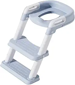Redutor de Assento Troninho Desfralde com Escada, Ergonômico, Resistente azul