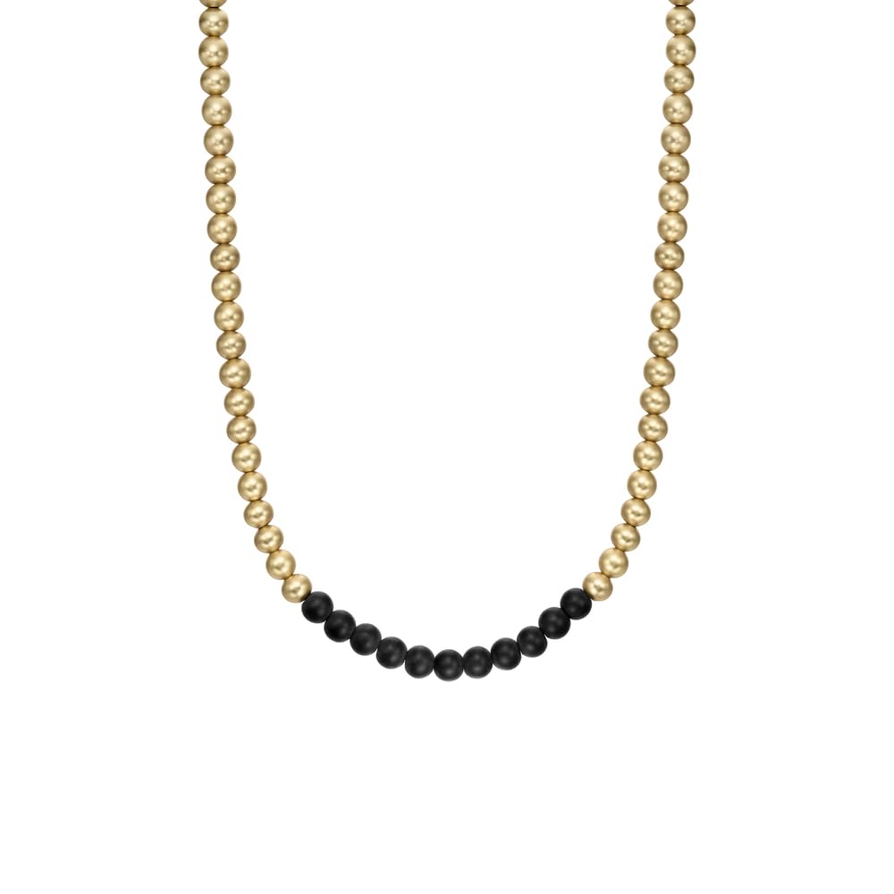 Armani Exchange Herren-Edelstahl-Halskette mit Karabinerverschluss