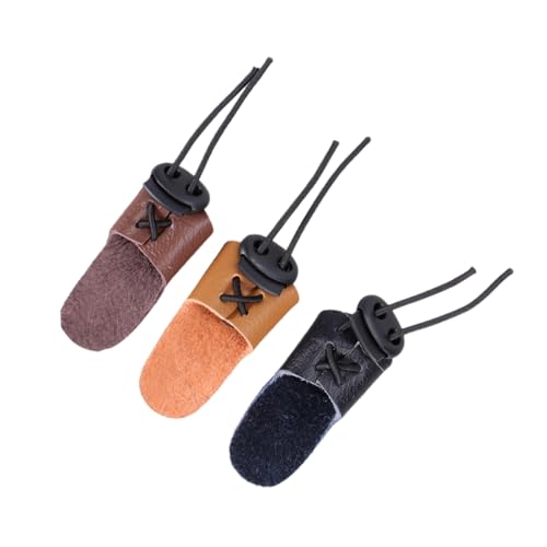 POPETPOP Protective Archery Glove 3pcs Single Fingers Arrow Finger Glove Hunting Supplies Comfortable Lightweight