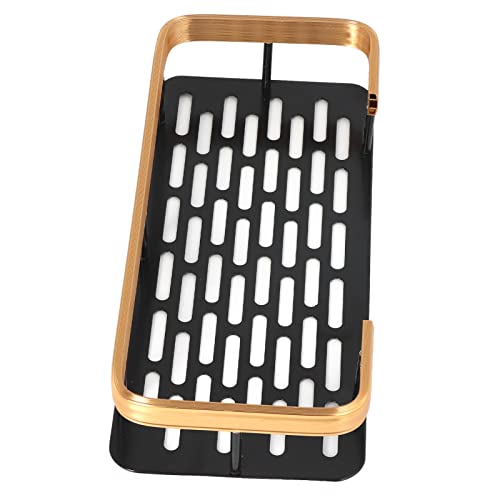 Estante de aluminio que ahorra espacio para baño carrito de ducha doble resistente a la humedad 8