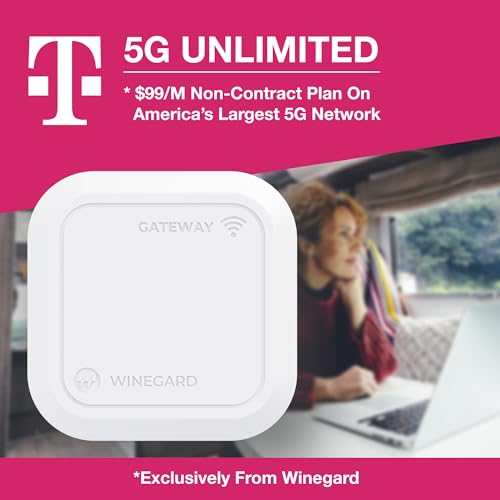 Image of Winegard Gateway 5G GW-5G01 WiFi & 5G Router - Cellular RouterAir 360+ 5G Antennas - High-Performance Dual-Band 2.4 /5 GHz WiFi - Starlink-Ready Connectivity - RV Mobile Router Upgrade