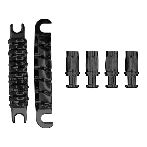 Tune o Matic Saddle Bridge, Guitar Bridge STRINGER | Puente de sillín de guitarra eléctrica   Accesorios musicales con superficies de revestimiento para escenas de grabación, conciertos, eventos