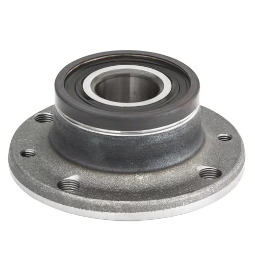 Image of Detroit Axle - FWD Rear Wheel Bearing Hubs for Fiat 500 2012-2019 Replacement 2013 2014 2015 2016 2017 2018 Wheel Bearing and Hubs Assembly