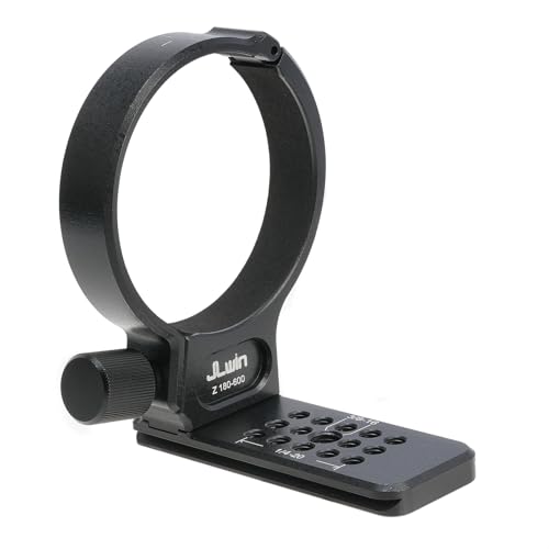 Anello di supporto per treppiede in metallo 80 mm per Nikon NIKKOR Z 180-600 mm VR Arca Swiss integrato piastra a sgancio rapido con vite da e