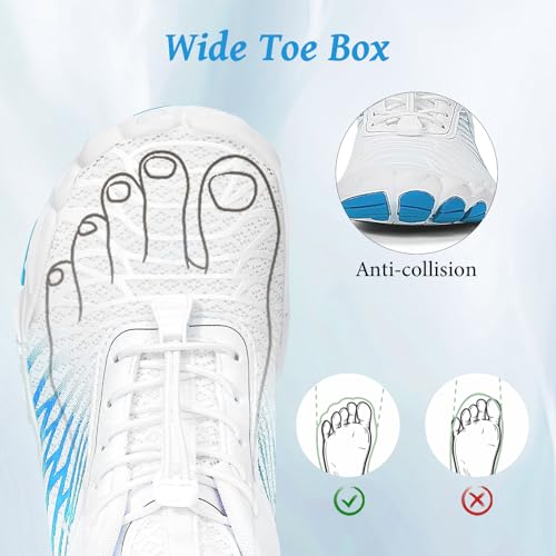 Image of Hike Footwear Barefoot Shoes, Pro Barefoot Shoes Women Men, Athletic Hiking Shoes, Minimalist Water Shoes Breathable Quick Dry Zero Drop Trail Running Shoes with Non-Slip Sole & Wide Toe Box