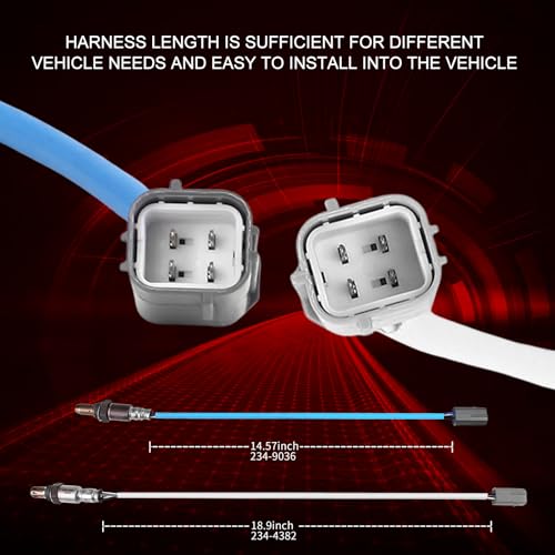 Pack de 2 sensores de oxígeno O2 para Nissan Altima Rogue miniatura 5
