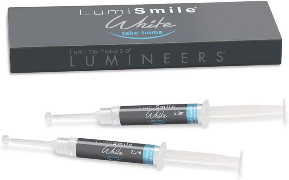 LumiSmile White Take-Home Teeth Whitening Treatment Syringes; Two (2) 2.5 ml Syringes of 16% Carbamide Peroxide Whitening Treatment