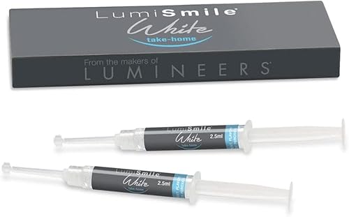 LumiSmile White Take-Home - Jeringas para tratamiento de blanqueamiento de dientes, dos (2) jeringas de 0.1fl oz de tratamiento de blanqueamiento de