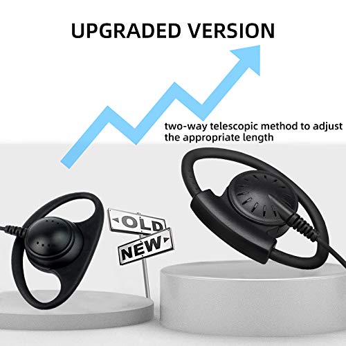 Retevis Cuffie Radio Bidirezionali con Microfono