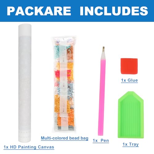 Image of Independence Day Statue of Liberty Diamond Painting Kits for Adults, American Flag Patriotic and Freedom 5D Diamond Art Kits for Adults, DIY Full Drill Round 4th of July Wall Decor 12x16 Inch
