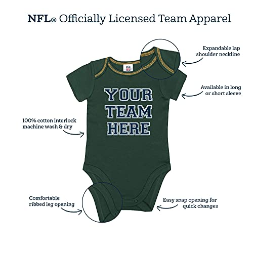 Image of Gerber NFL Baby Girls Jersey Dress and Diaper Cover