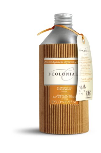 I Coloniali Bagnodoccia Rigenerante Mirra di Atkinsons, Bagnoschiuma Unisex - Flacone 500 ml.