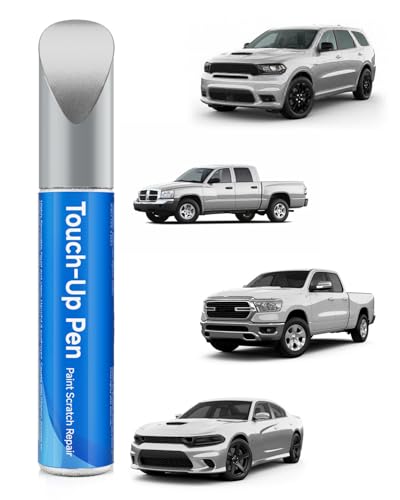 Bright Silver Metallic PS2/WS2 Car Touch Up Paint Compatible with Dodge – Scratch Repair Kit, Exact OEM Color Match, Scratch & Rust Repair, Car, Truck & SUV Paint Fix