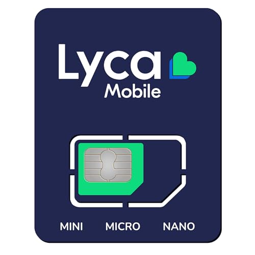 Sim 100% anonima Lycamobile Uk +44, attiva in 10 minuti senza nessun documento, utilizzabile in...