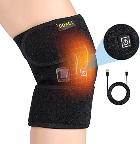 Knee Heating Pad, Knee Support for Women and Men, USB Heat Knee Brace