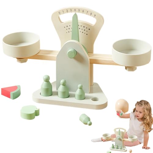 Báscula segura para sartén – Báscula de cubo apilable, báscula de sartén, juego interactivo de matemáticas, kits educativos para, niñas, cumpleaños,