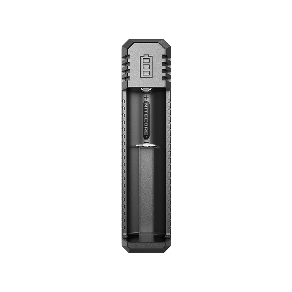 Nitecore UI1 ładowarka akumulatorowa z mikro USB, ładowarka do akumulatorów akumulatorowych, stacja ładująca na kemping i na zewnątrz, czarna