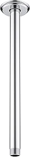 12 Inch Shower Arm and Flange Polished Chrome, Ceiling Mounted Shower Arm for Rain Shower Head