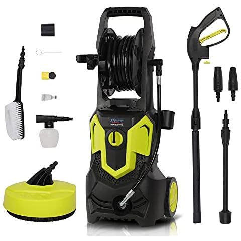 Stream Pressure Washer with Patio Cleaner and Snow Foam Water Tank Cover
