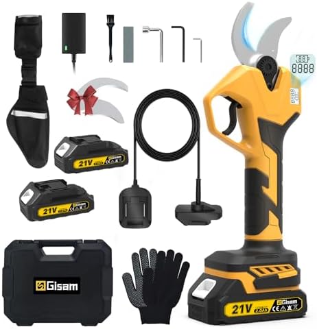 Secateur Electrique Professionnel, Gisam 60MM Secateur Electrique...