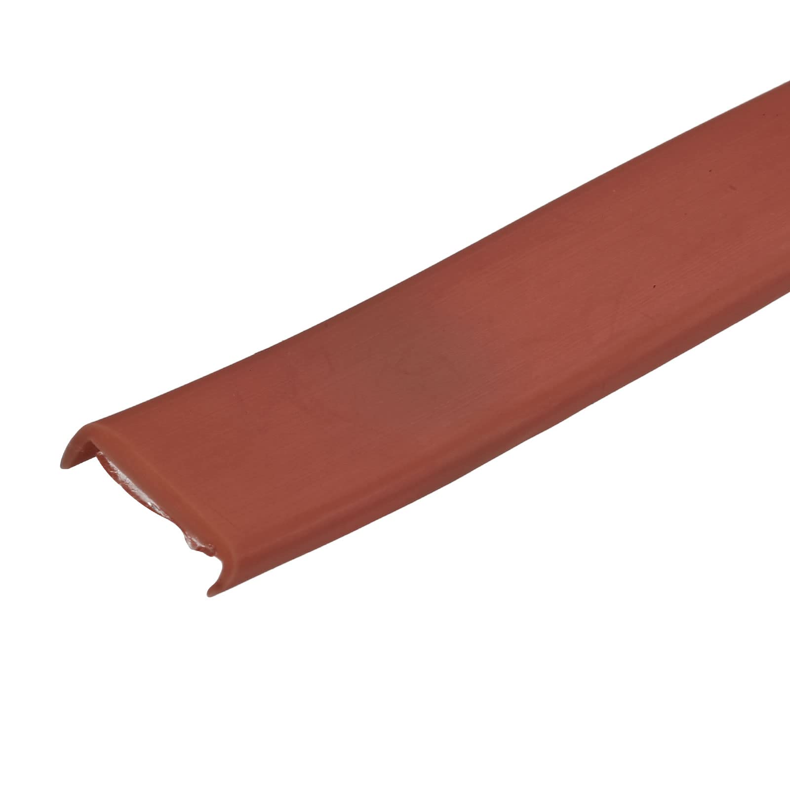 uxcell U Shape Furniture Edge Banding, 3 Meters Self Adhesive Flexible Edging Trim, 5x14mm TPE Edge Guards for Cabinets Furniture Repair Restoration, Brown