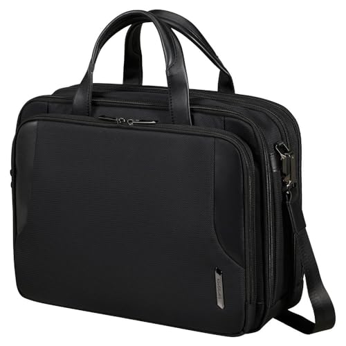 Samsonite XBR 2.0 - Informatique 15,6 pouces extensible avec 3 compartiments, 40,5 cm, 20/28 L, noir (noir)