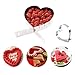 Stainless Steel Heart Shaped Cake Pan Adjustable Mousse Ring Cookie Cutter 6 Inch -10 Inch Cake Mold Baking Cake Mold, Heart Shaped Cake Pan, Family Birthday Party Christmas Baking Tool 8 Inch