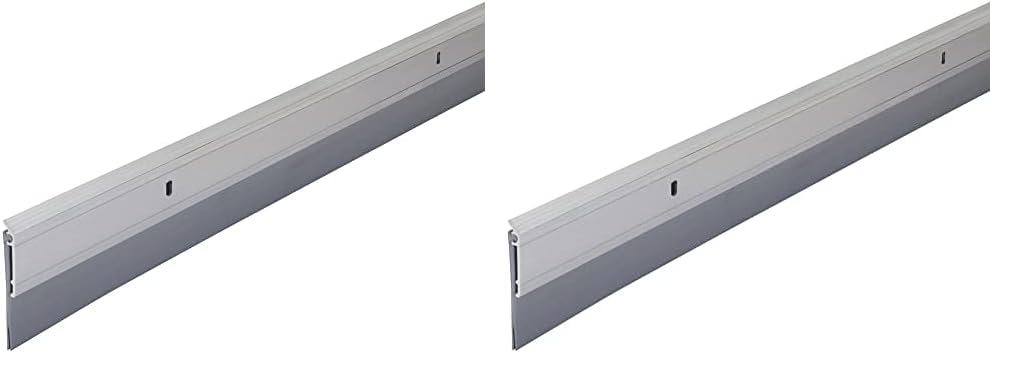 M-D Building Products 05389 36 in (Pack of 2) White Heavy Duty Vinyl Door Sweep EXV