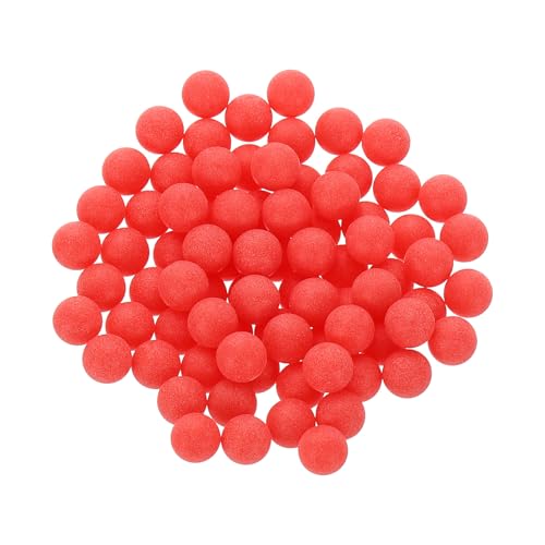 uxcell 200pcs PP Plastic Bearing Balls 1/4" (6.35mm) Solid Plastic Balls, Precision Bearing Ball, Red