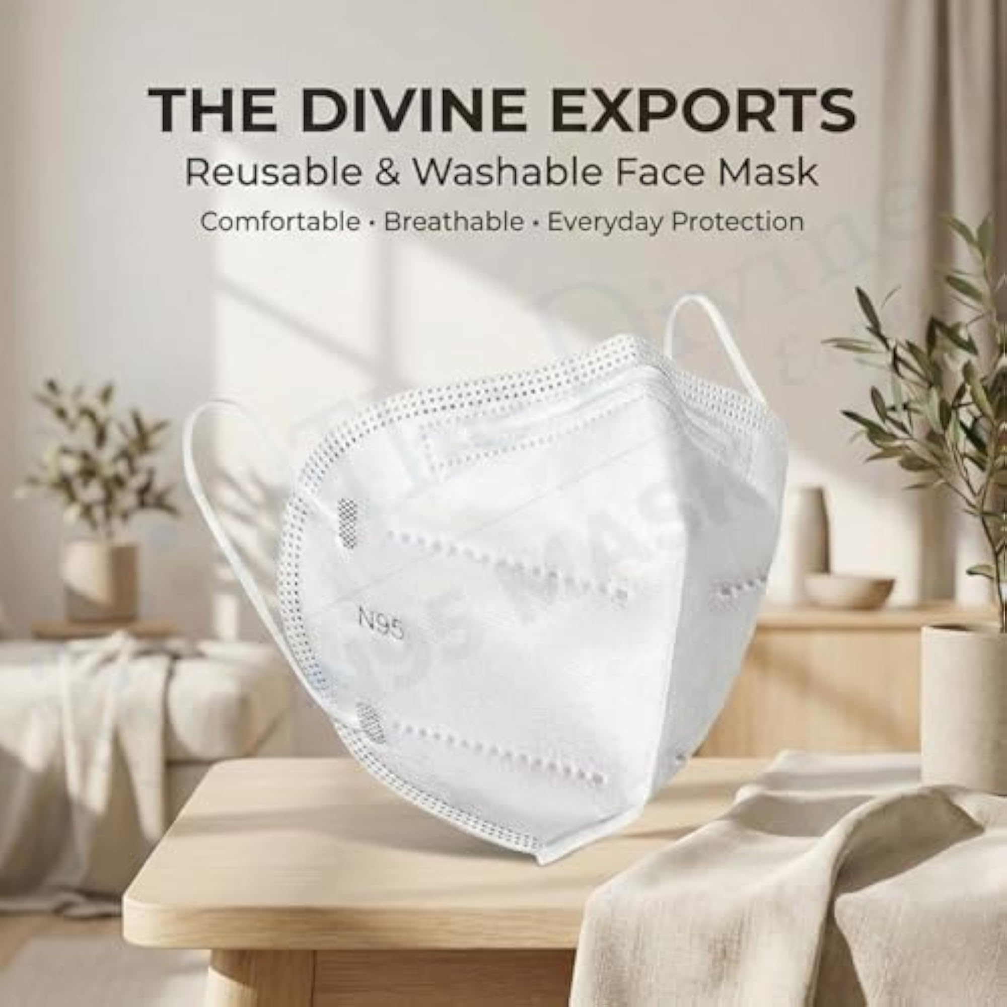 N95 Style Reusable Washable Face Mask Combo Pack