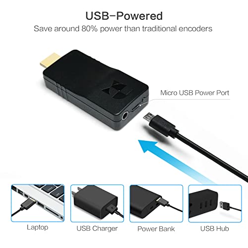 Ddmall Wireless Streaming Encoder, H.265 H.264 Hdmi Live Video Encoder, Stream 1080P To Facebook, Youtube Live, Twitch, Iptv And More, Model Hev-2Kw #TOP7