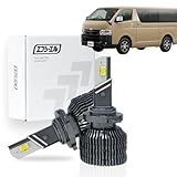 fcl.(エフシーエル) ハイエース 200系 8型 7型 新型 HB3 LEDヘッドライト フォグランプ ハイビーム バルブ ホワイト 白 7200lm ファン付き 車検対応 12V 車専用 左右分2個入り