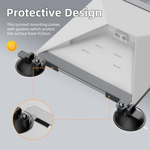 Starlink Mini Mount Car Mount Kit Starlink Mini Suction Cup Mounting Kit for Car Truck Travel Trailer Roof Sunroof Window by RVMARINEPAT - Image 3