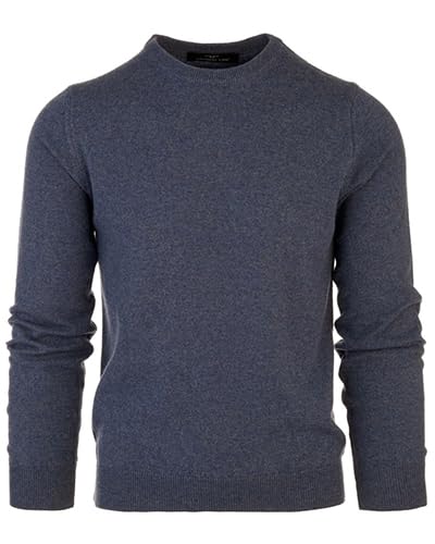 Pull homme col rond en cachemire italien, le confort d'un hiver doux