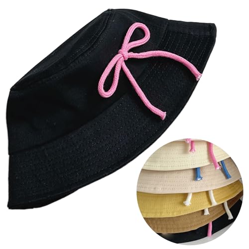 Bucket hat,Kids Colorful Bow Bucket Hat 3D Bow Fisherman for Spring Breathable for Children Casual Sport2