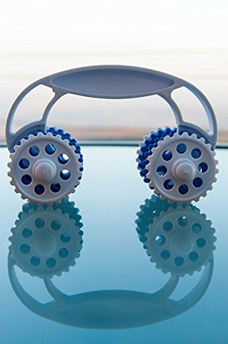 Azaria Handheld Massage Roller - Manual 8 Wheel Massager - Acupressure for The Whole Body: Arms, Legs, Neck, Back, Butt & Thighs - for Muscle Relaxation, Stress & Pain Relief