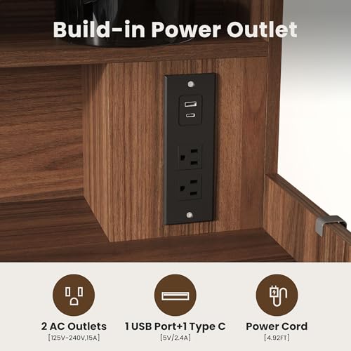 ZYKZYK Upgraded 2-Tier Washer and Dryer Countertop with Power Outlet,54" W x 27.6" D Large Laundry Countertop for Fold Clothes, Laundry Topper with Non-Slip Pads & Metal Hooks and Storage Basket by ZYKZYK - Image 6