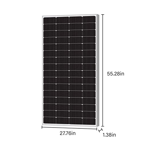 Newpowa 9Bb 200W 24V Monocrystalline 200 Watt 24Volt Solar Panel Designed For 24V Charge System Off Grid, High Efficiency Mono Module Rv Marine Boat Off Grid #TOP1