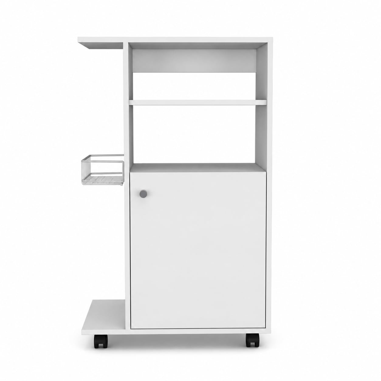 FM FURNITURE Black / Modern Storage Carts