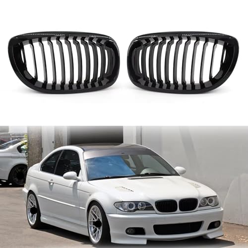 Calandre avant E46 2 portes 2003-2005 grille de calandre noire style course